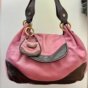 Moschino Mauve Leather Bag